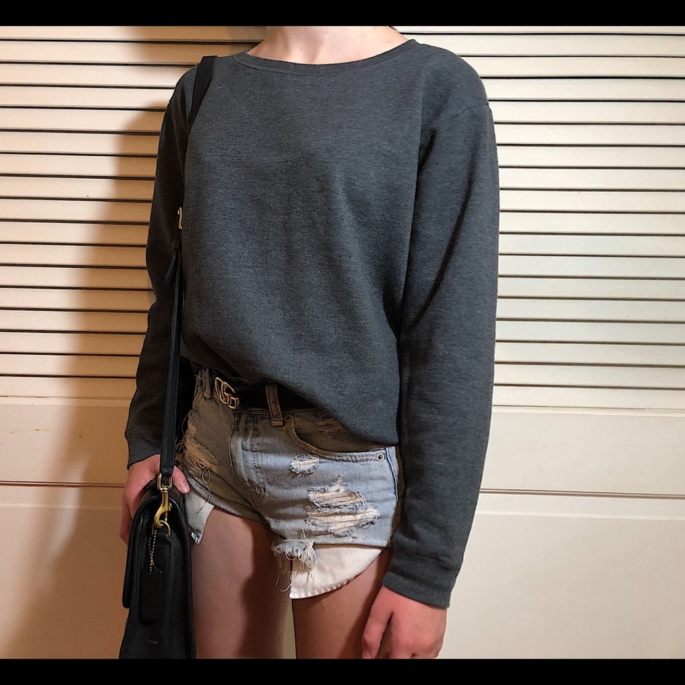 Gray pullover